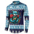 Cardiganshire Wales Christmas Button Sweatshirt Cardigan Bay Dolphin Rugby Design - Wonder Print Shop