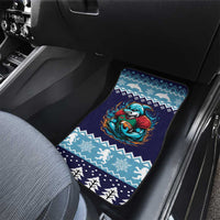 Cardiganshire Wales Christmas Car Mats Cardigan Bay Dolphin Rugby Design - Wonder Print Shop