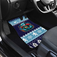 Cardiganshire Wales Christmas Car Mats Cardigan Bay Dolphin Rugby Design - Wonder Print Shop