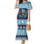 Cardiganshire Wales Christmas Family Matching Mermaid Dress and Hawaiian Shirt Cardigan Bay Dolphin Rugby Design - Wonder Print Shop