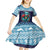 Cardiganshire Wales Christmas Kid Short Sleeve Dress Cardigan Bay Dolphin Rugby Design - Wonder Print Shop