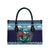 Cardiganshire Wales Christmas Leather Bag Cardigan Bay Dolphin Rugby Design - Wonder Print Shop