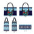 Cardiganshire Wales Christmas Leather Bag Cardigan Bay Dolphin Rugby Design - Wonder Print Shop