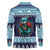 Cardiganshire Wales Christmas Long Sleeve Polo Shirt Cardigan Bay Dolphin Rugby Design - Wonder Print Shop