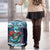 Cardiganshire Wales Christmas Luggage Cover Cardigan Bay Dolphin Rugby Design - Wonder Print Shop
