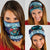 Cardiganshire Wales Christmas Neck Gaiter Cardigan Bay Dolphin Rugby Design - Wonder Print Shop