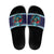 Cardiganshire Wales Christmas Slide Sandals Cardigan Bay Dolphin Rugby Design - Wonder Print Shop