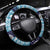 Cardiganshire Wales Christmas Steering Wheel Cover Cardigan Bay Dolphin Rugby Design - Wonder Print Shop