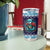 Cardiganshire Wales Christmas Tumbler Cup Cardigan Bay Dolphin Rugby Design - Wonder Print Shop