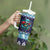 Cardiganshire Wales Christmas Tumbler With Handle Cardigan Bay Dolphin Rugby Design - Wonder Print Shop