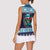 Cardiganshire Wales Christmas Women Sleeveless Polo Shirt Cardigan Bay Dolphin Rugby Design - Wonder Print Shop