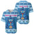 Personalized Trippy Catmas Baseball Jersey Cute Blue Derpy Cat and Owl Companion - Wonder Print Shop