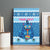 Personalized Trippy Catmas Canvas Wall Art Cute Blue Derpy Cat and Owl Companion - Wonder Print Shop
