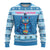 Personalized Trippy Catmas Ugly Christmas Sweater Cute Blue Derpy Cat and Owl Companion - Wonder Print Shop