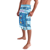 Personalized Trippy Catmas Lavalava Cute Blue Derpy Cat and Owl Companion - Wonder Print Shop