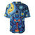 Trippy Cat and Owl Baseball Jersey Starry Psychedelic Vibes - Wonder Print Shop