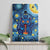 Trippy Cat and Owl Canvas Wall Art Starry Psychedelic Vibes - Wonder Print Shop