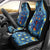 Trippy Cat and Owl Car Seat Cover Starry Psychedelic Vibes - Wonder Print Shop