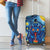 Trippy Cat and Owl Luggage Cover Starry Psychedelic Vibes - Wonder Print Shop