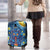 Trippy Cat and Owl Luggage Cover Starry Psychedelic Vibes - Wonder Print Shop