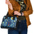 Trippy Cat and Owl Shoulder Handbag Starry Psychedelic Vibes - Wonder Print Shop