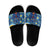 Trippy Cat and Owl Slide Sandals Starry Psychedelic Vibes - Wonder Print Shop