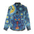 Trippy Cat and Owl Women Casual Shirt Starry Psychedelic Vibes - Wonder Print Shop