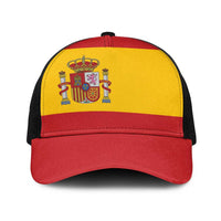 Spain Baseball Net Cap National Flag Colors - Wonder Print Shop