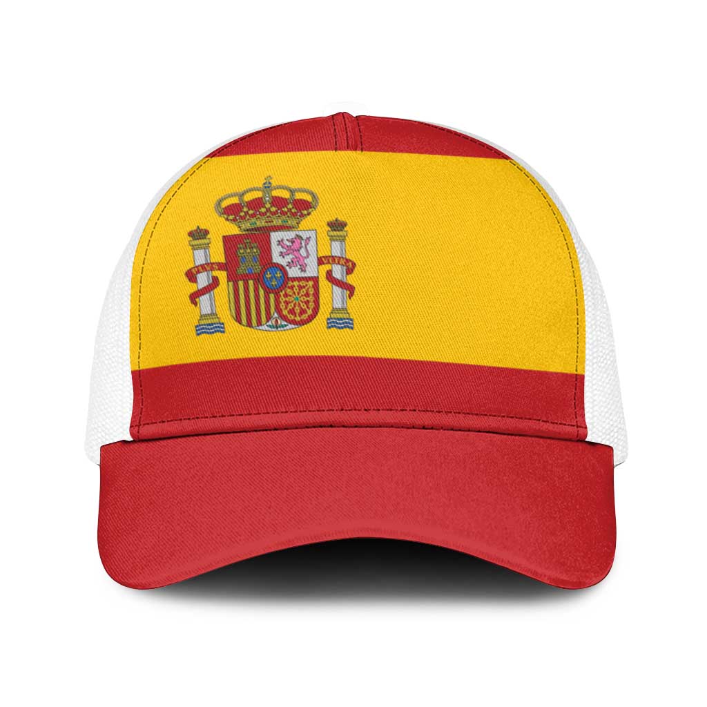 Spain Baseball Net Cap National Flag Colors - Wonder Print Shop