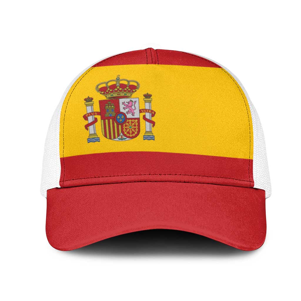 Spain Mesh Trucker Cap National Flag Colors - Wonder Print Shop