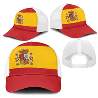 Spain Mesh Trucker Cap National Flag Colors - Wonder Print Shop