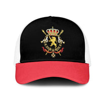 Belgium Mesh Trucker Cap National Flag Colors - Wonder Print Shop