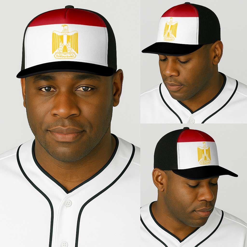 Egypt Baseball Net Cap National Flag Colors - Wonder Print Shop