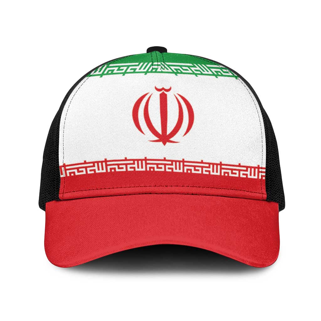 Iran Baseball Net Cap National Flag Colors - Wonder Print Shop
