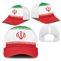 Iran Mesh Trucker Cap National Flag Colors - Wonder Print Shop