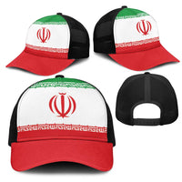 Iran Mesh Trucker Cap National Flag Colors - Wonder Print Shop