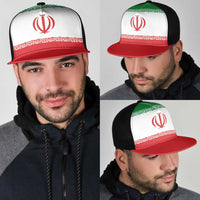 Iran Mesh Trucker Cap National Flag Colors - Wonder Print Shop