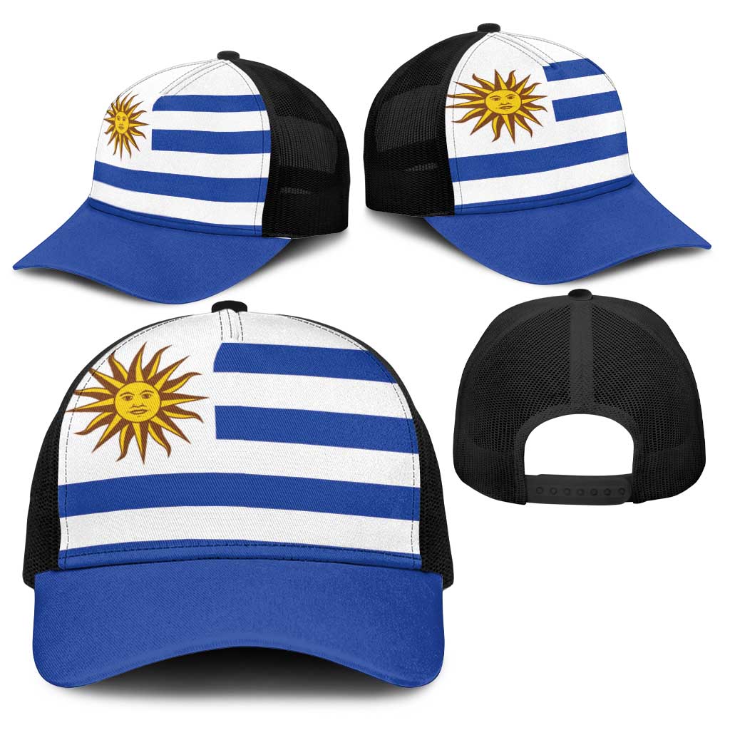 Uruguay Baseball Net Cap National Flag Colors - Wonder Print Shop