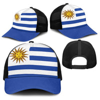 Uruguay Baseball Net Cap National Flag Colors - Wonder Print Shop