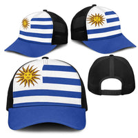 Uruguay Mesh Trucker Cap National Flag Colors - Wonder Print Shop