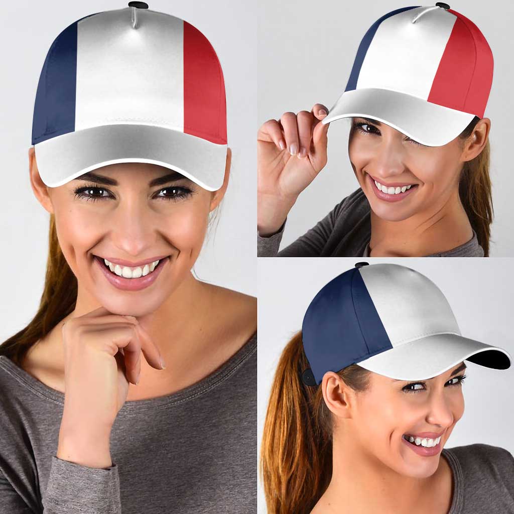 France Classic Cap National Flag Colors - Wonder Print Shop