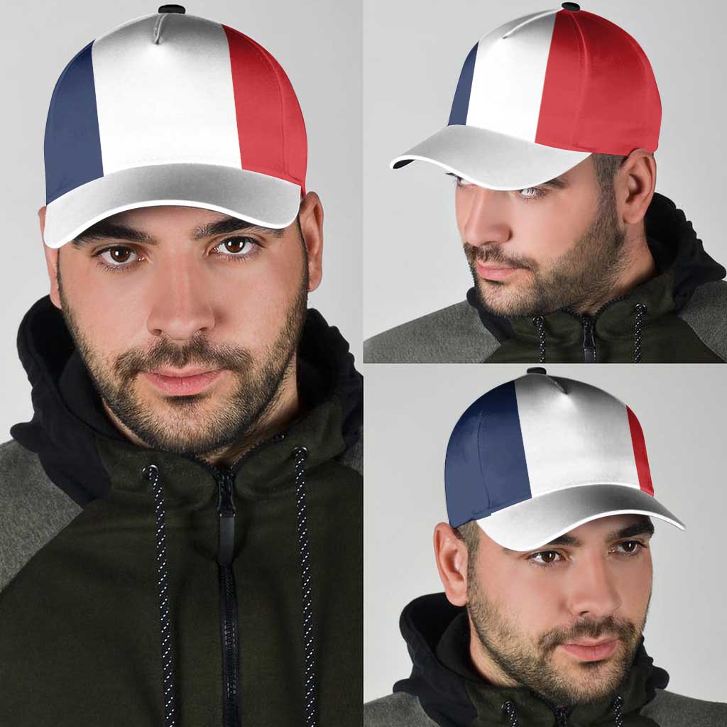 France Classic Cap National Flag Colors - Wonder Print Shop