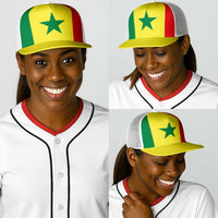 Senegal Baseball Net Cap National Flag Colors - Wonder Print Shop