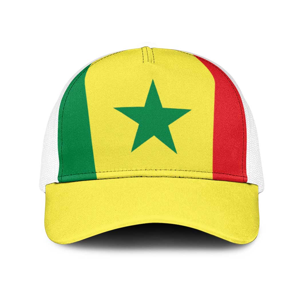 Senegal Mesh Trucker Cap National Flag Colors - Wonder Print Shop
