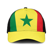 Senegal Mesh Trucker Cap National Flag Colors - Wonder Print Shop