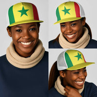 Senegal Mesh Trucker Cap National Flag Colors - Wonder Print Shop