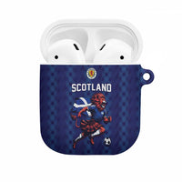 World Football 2026 Scotland AirPods Case Lion Mascot Go Scottish