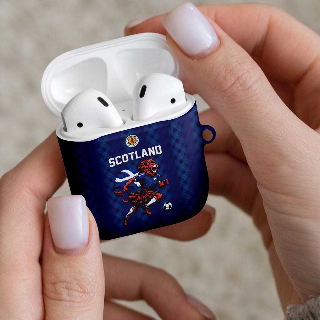 World Football 2026 Scotland AirPods Case Lion Mascot Go Scottish