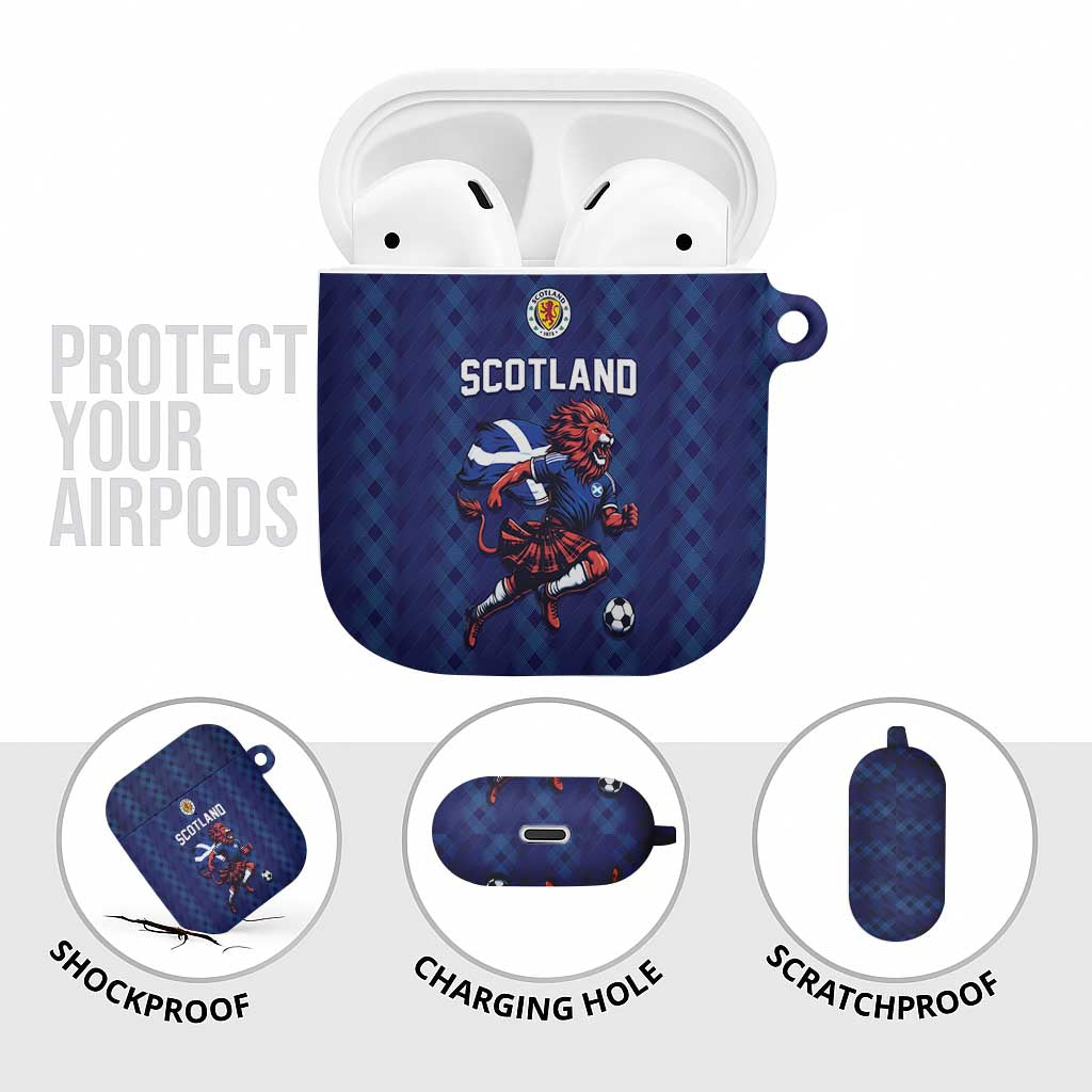 World Football 2026 Scotland AirPods Case Lion Mascot Go Scottish
