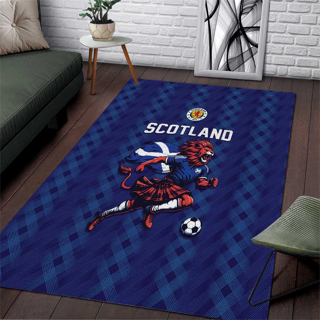 World Football 2026 Scotland Area Rug Lion Mascot Go Scottish